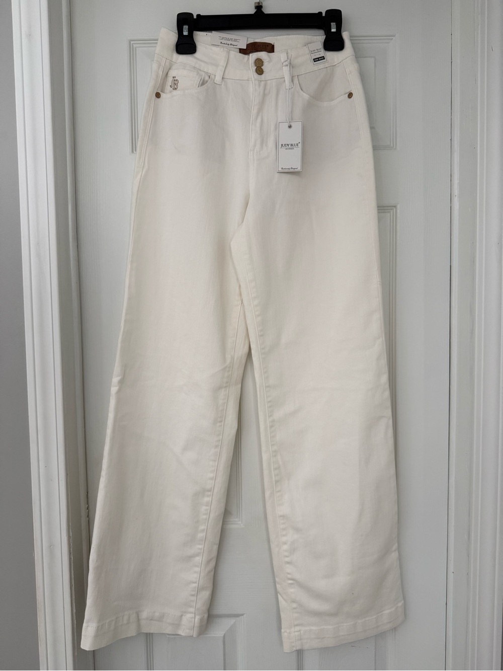 JUDY BLUE High Waist Double Button Trousers Jean